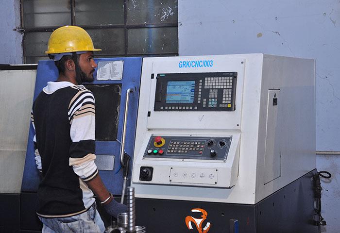 CNC Line with auto probing