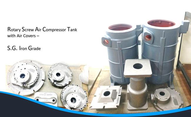 Rotary Screw Air Compressor Tank & Air Covers