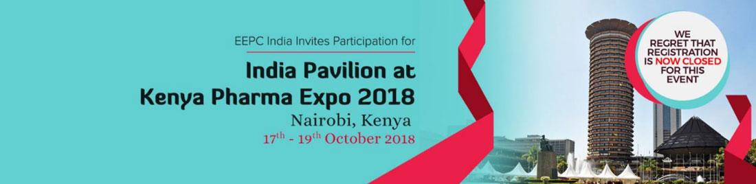 India Pavilion at Kenya Pharma Expo 2018